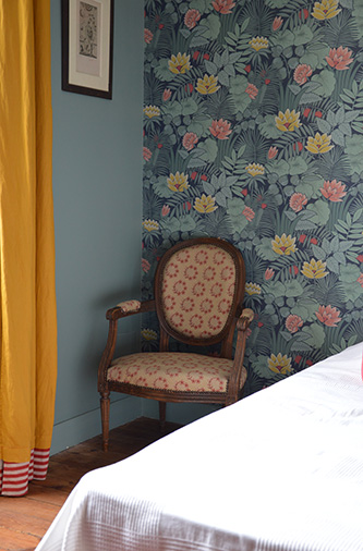 Photo de détail de décoration à l'Atelier des Sources