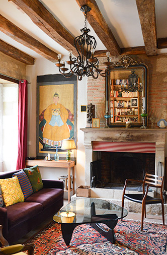 Photo du salon à l'Atelier des Sources