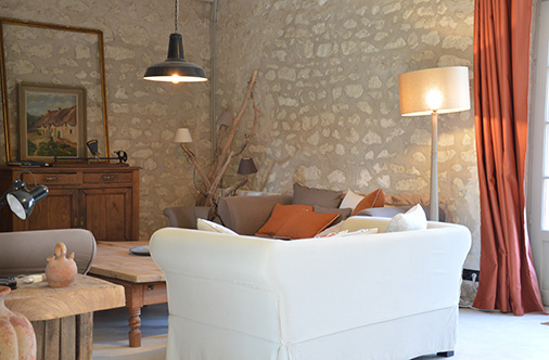 Photo du salon du Moulin de Gaudais