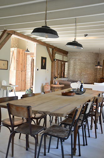 Photo de la salle à manger du Moulin de Gaudais