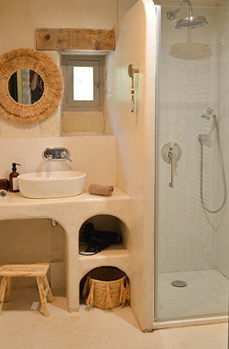 Photo d'une salle d'eau du Moulin de Gaudais